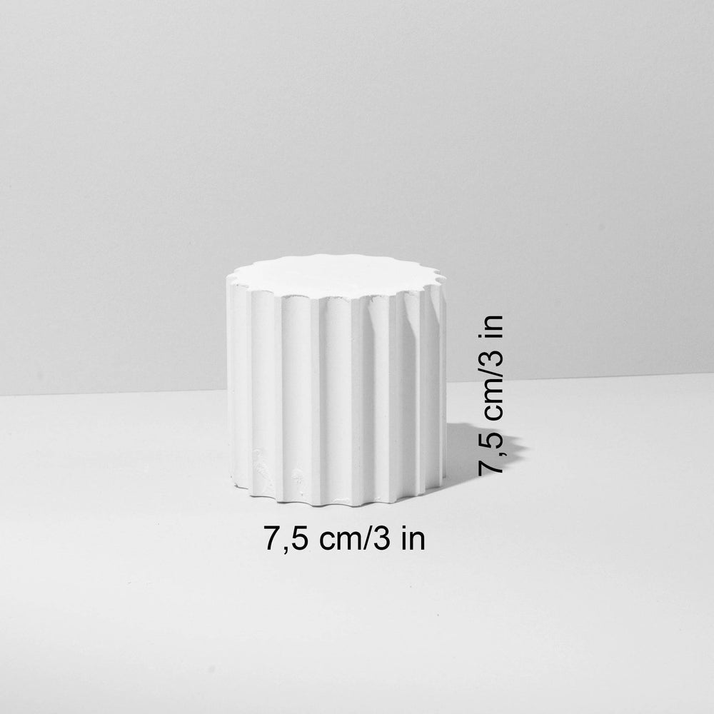Small Fluted Column 7.5 cm - Content Props