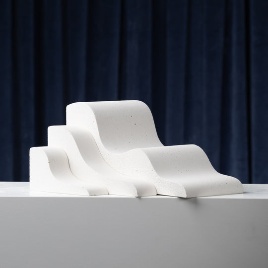 Wave-Edge Riser Product Photography Prop