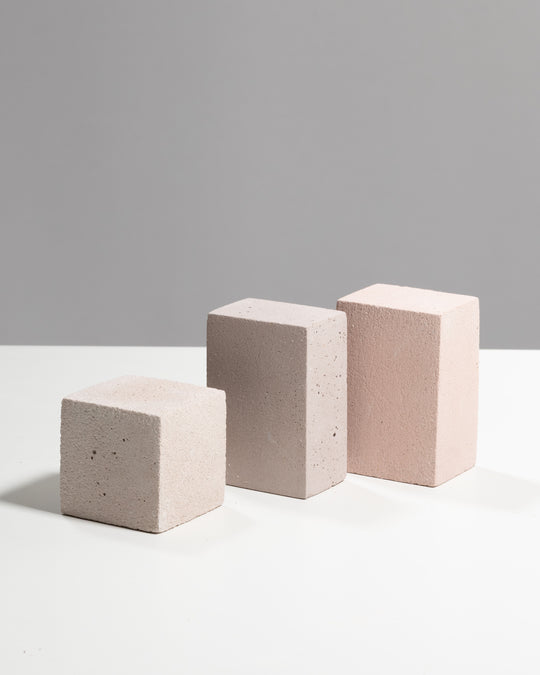 Props Set - 3 Textured Pedestals