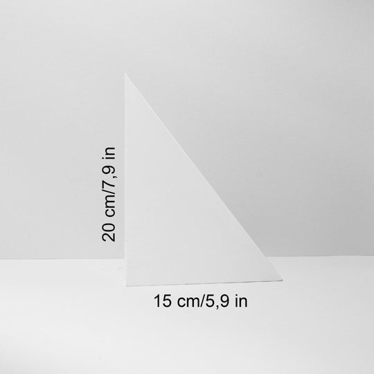 Set de trois formes de présentation : arche, cylindre et triangle