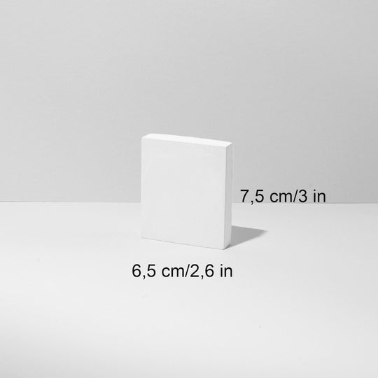 Minimal beige display blocks styled with jewelry for product photography