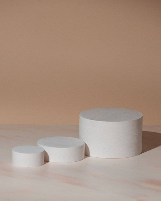 Set of Round Props 7.5x2.5 cm, 10x5 cm, 15x7.5 cm - Content Props